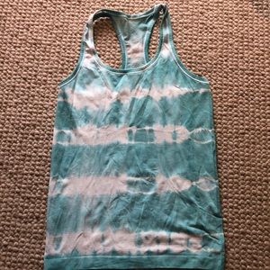 Blue Tie-Dye Lululemon Top